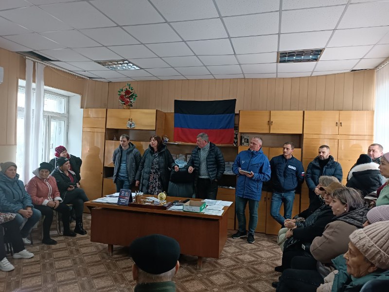 Встреча с жителями села Безыменное..
