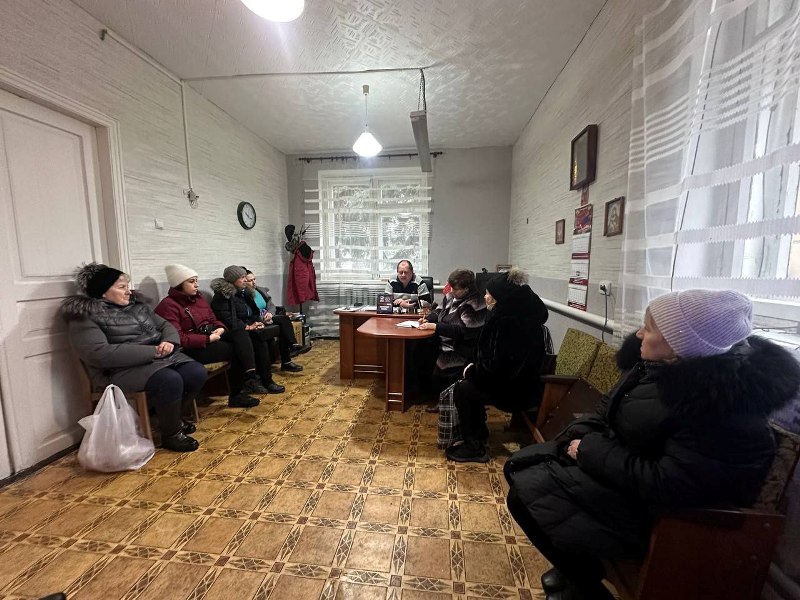 Встреча с жителями села Казацкое..