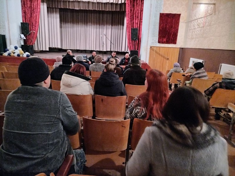 Встреча с жителями села Розы Люксембург..