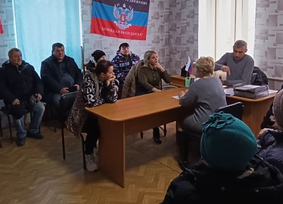 Встреча с жителями села Павлополь..