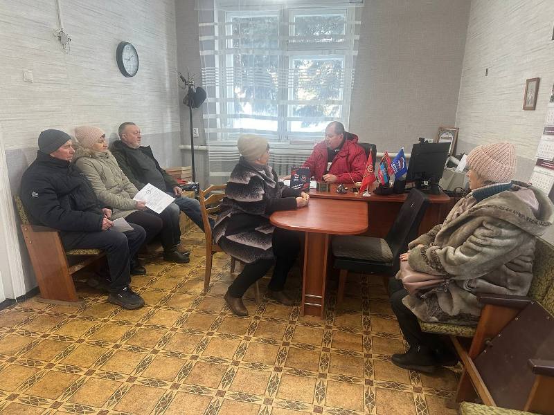 Встреча с жителями села Казацкое..