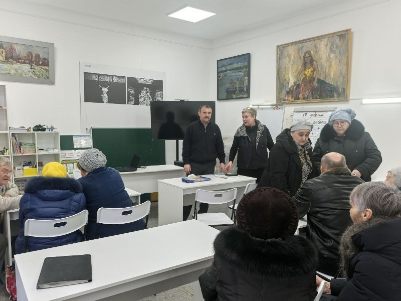 Встреча с жителями села Розы Люксембург..