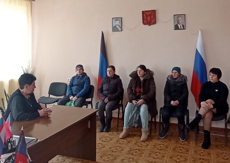 Встреча с жителями Хомутово..