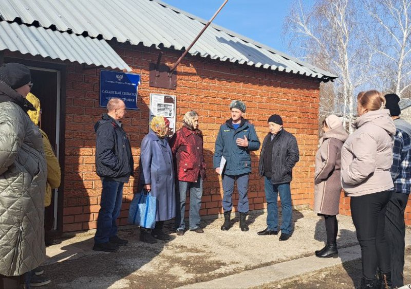 Встреча с жителями Саханского территориального отдела.