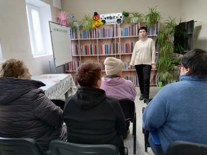 Встреча с жителями села Виноградное..