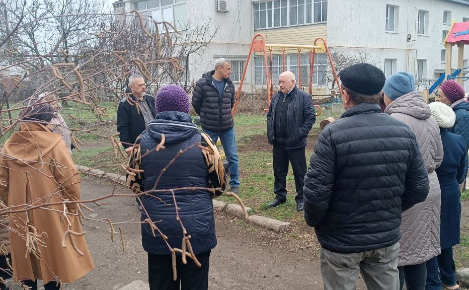 Встреча с жителями села Сопино..