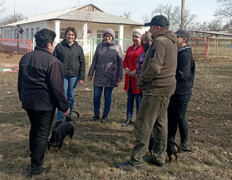Встреча с жителями села Хомутово..