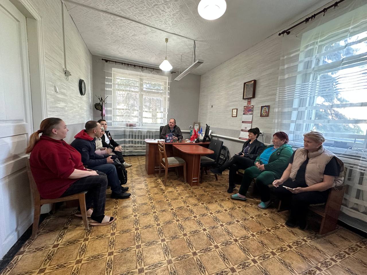 Встреча с жителями села Казацкое..