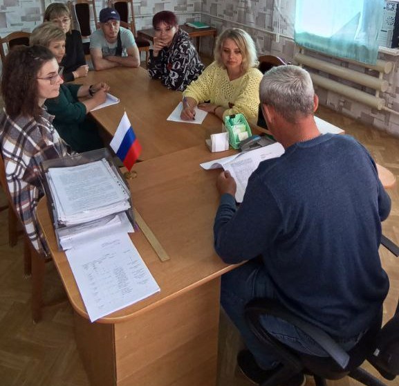 Встреча с жителями села Павлополь.