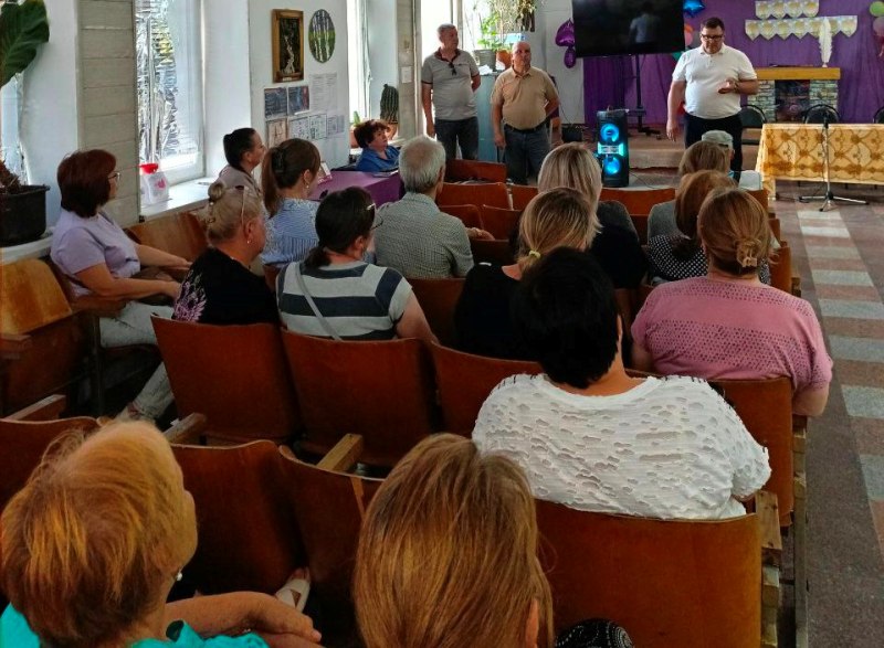 Встреча с педколлективом и родителями обучающихся Безыменской школы..