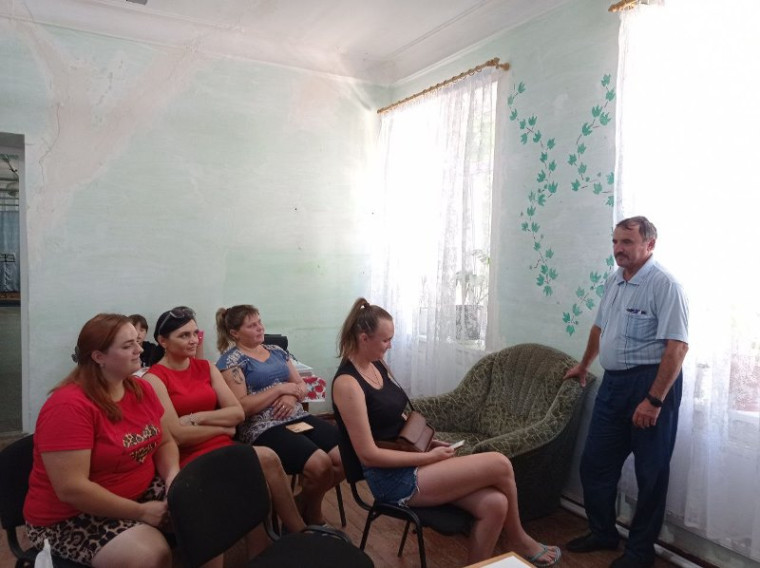 Встреча с жителями села Розы Люксембург.. Встреча с жителями села Розы Люксембург..