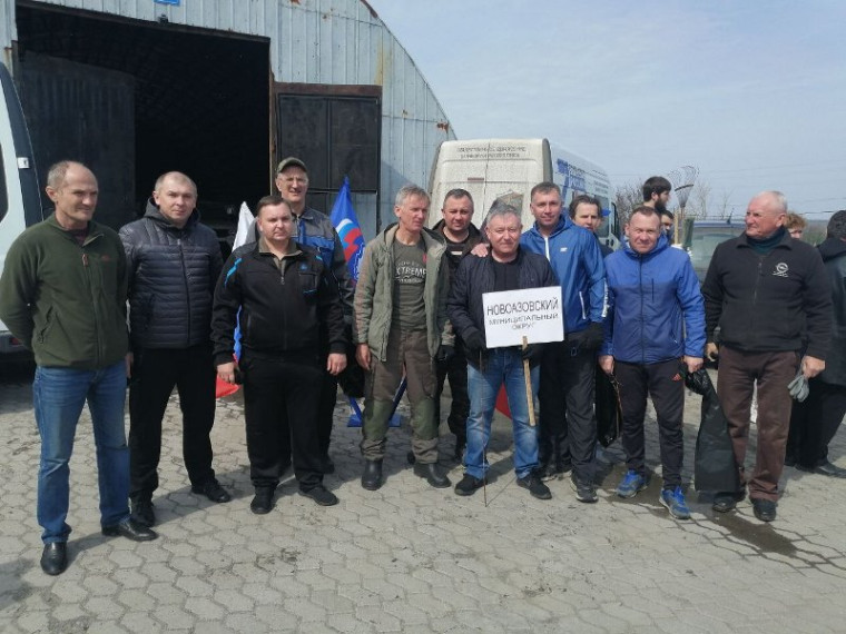 Субботник на территории КПП "Новоазовск - Весело-Вознесенка".. Субботник на территории КПП "Новоазовск - Весело-Вознесенка"..
