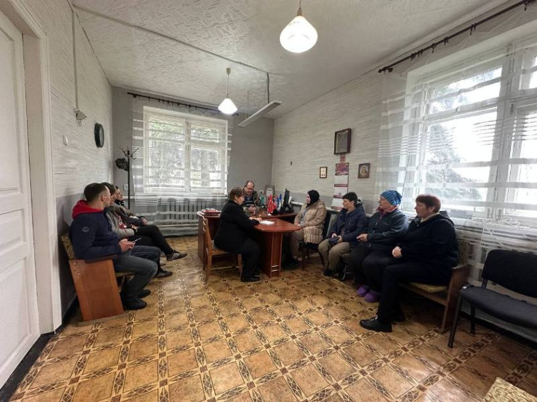 Встреча с жителями села Казацкое.. Встреча с жителями села Казацкое..