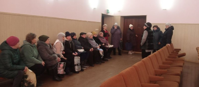Встреча с жителями села Лебединское. Встреча с жителями села Лебединское.